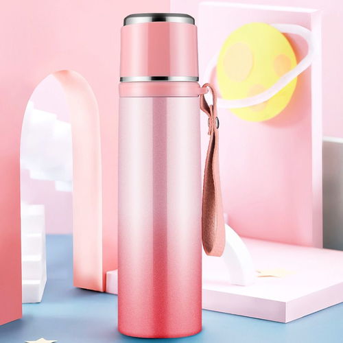 韩版淑女学生水杯 304真空保温杯，时尚与实用的完美融合